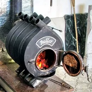 Печь-экононое отопление на дровах Буллер 100 м3