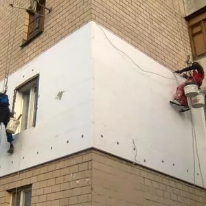 Утепление стен,  ремонт и окраска фасадов,  герметизация швов в Запорожь
