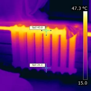 Тепловизионное обследование системы отопления