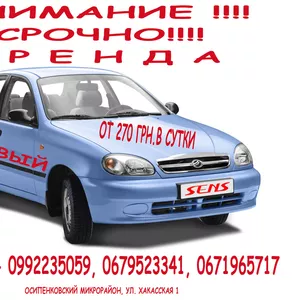 Сдам в аренду авт. «SENS” 2015г. выпуска.