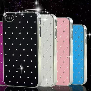 fashion чехол iphone 4 4s с кристалами,  камнями,  стразами Swarovski