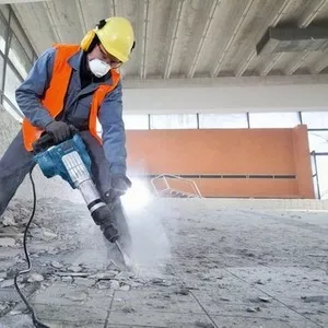 Услуги отбойного молотка,  демонтаж,  разбивка бетона