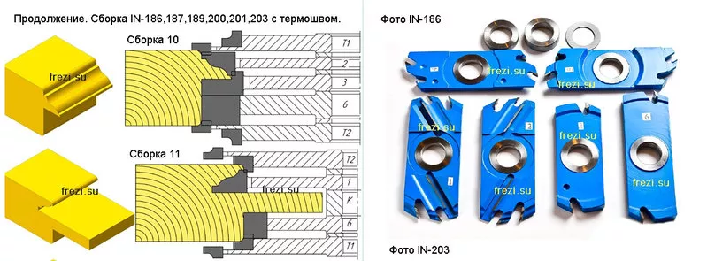 Изготовление евроокна 68мм и 78мм,  универсальные комплекты фрез.   Про 10