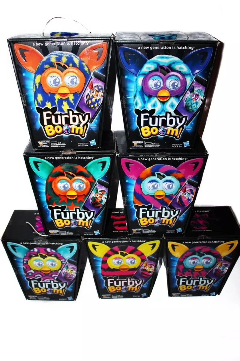 Furby Фёрби Горизонтальные полоски оригинал интерактивный питомец д 3