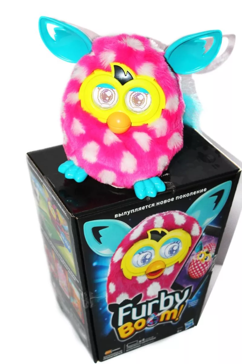 Furby Фёрби Руссифицированный Белый горошек оригинал интерактивный 