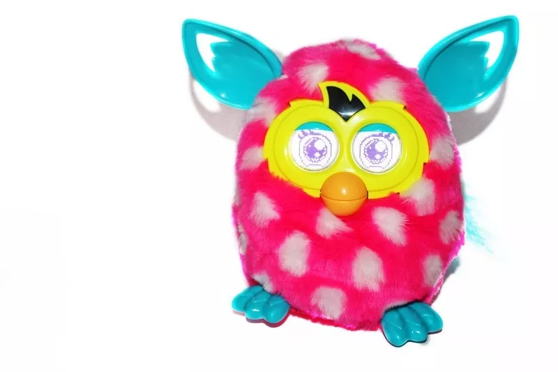 Furby Фёрби Руссифицированный Белый горошек оригинал интерактивный  2