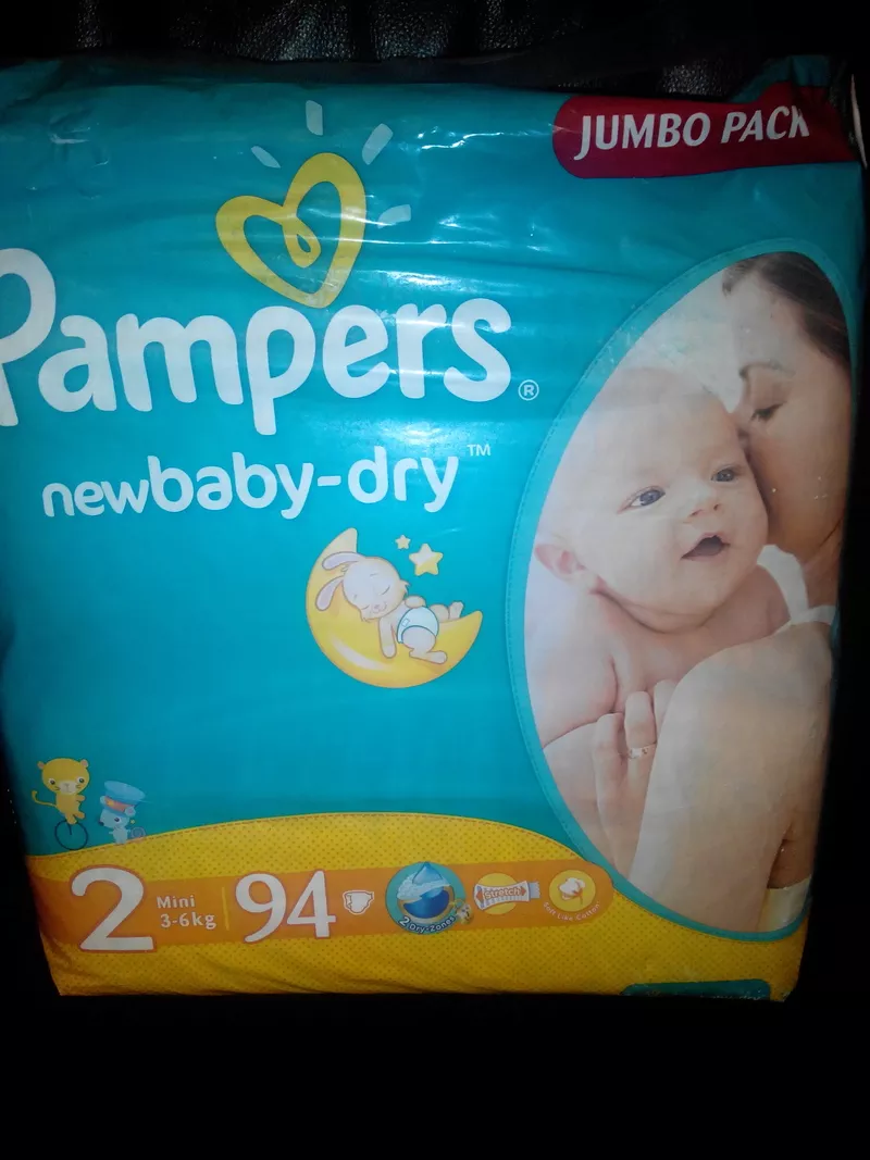pampers active baby dry 2 (3-6kg)-43 шт
