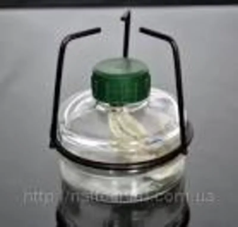 Спиртовка  лабораторная со стеклянным колпачком   СЛ-1 с фенопластовым