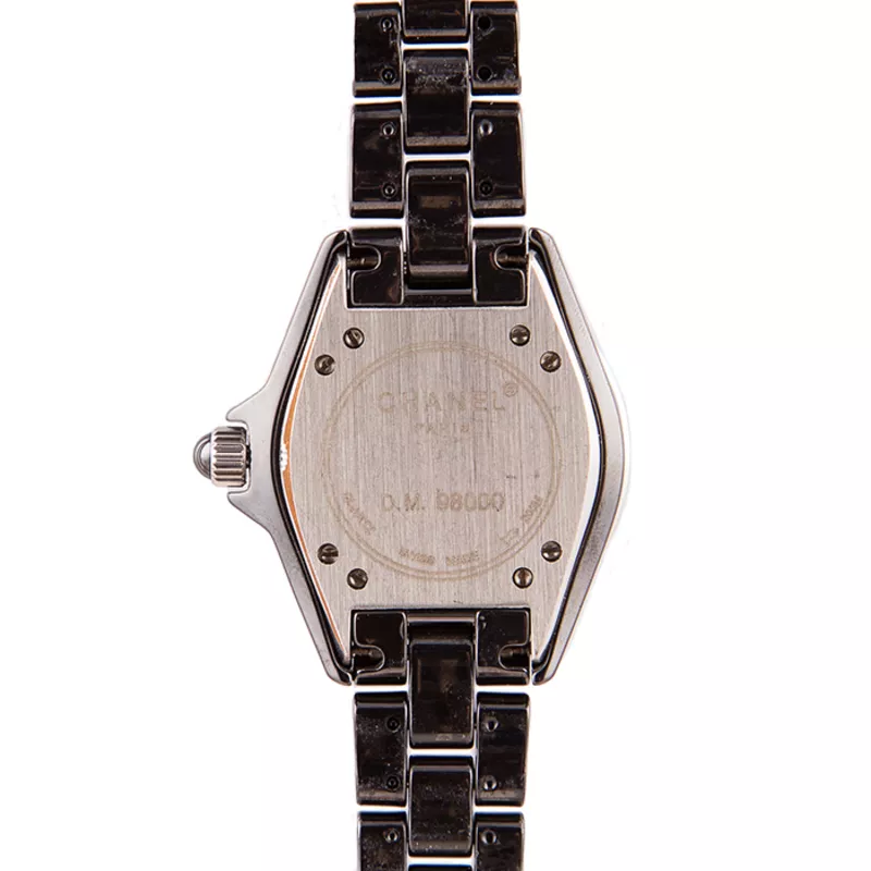 Женские изящные часы Chanel J12 Black Silver 4
