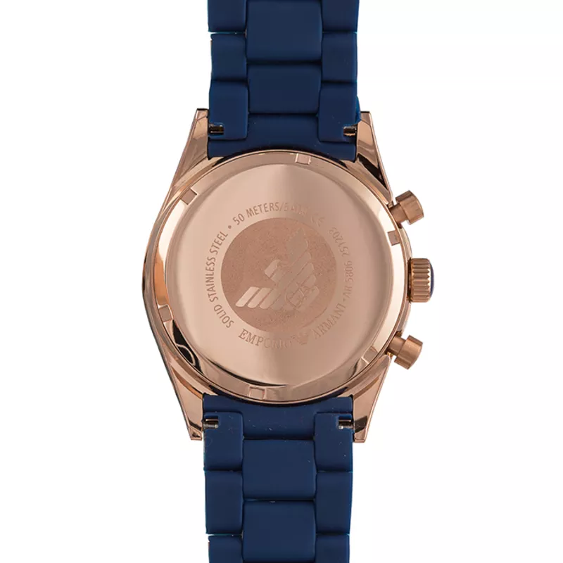 Мужские статусные часы Armani AR5806 Blue 4
