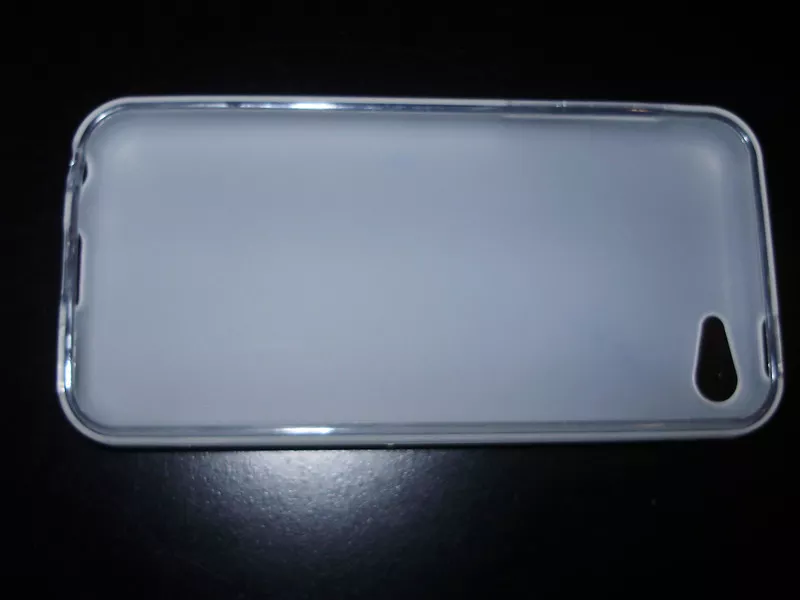 Силиконовый матовый белый TPU чехол iPhone 5C 2