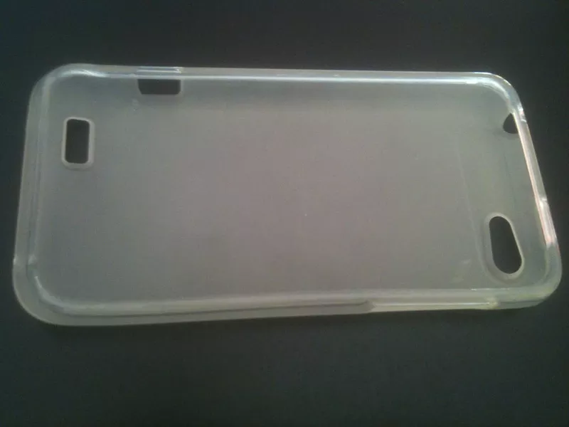 Стильный TPU белый силиконовый полупрозрачный чехол для HTC One V 2