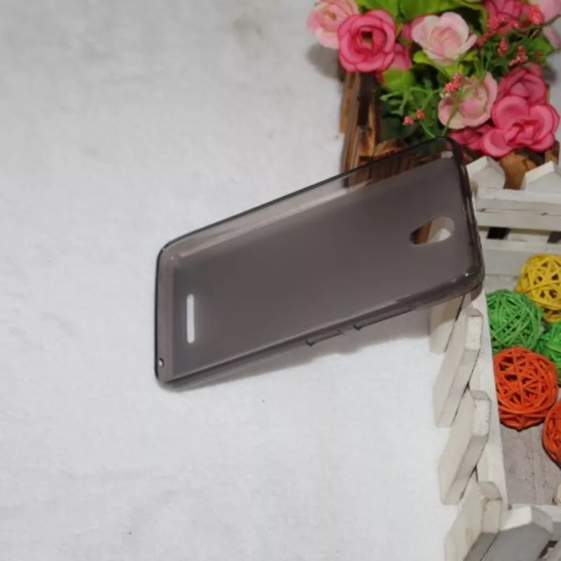 Полупрозрачный TPU силиконовый чехол Lenovo A5000 IdeaPhone 4