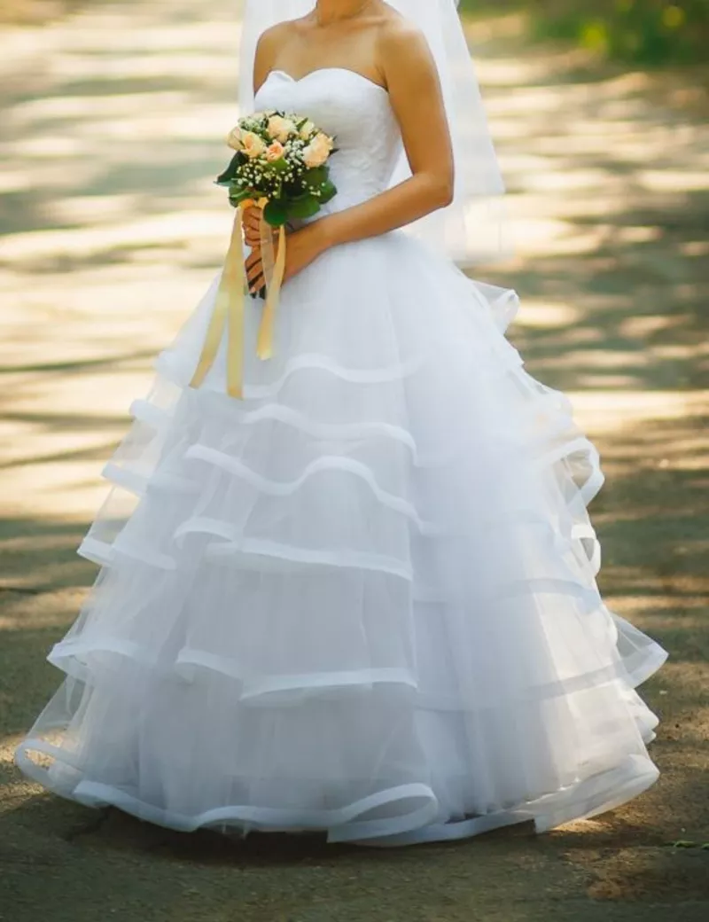 Белое свадебное платье  4