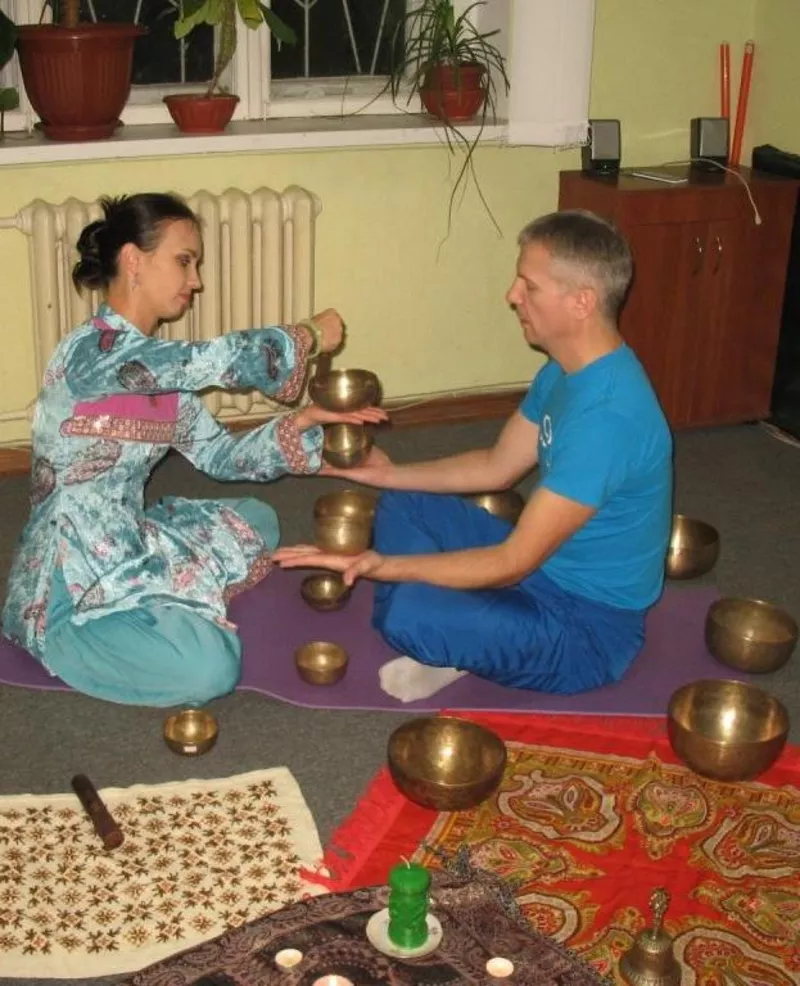 Биорезонансная терапия тибетскими чашами,  лечение звуком в Запорожье 3