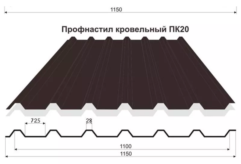 Профнастил стеновой и кровельный 5