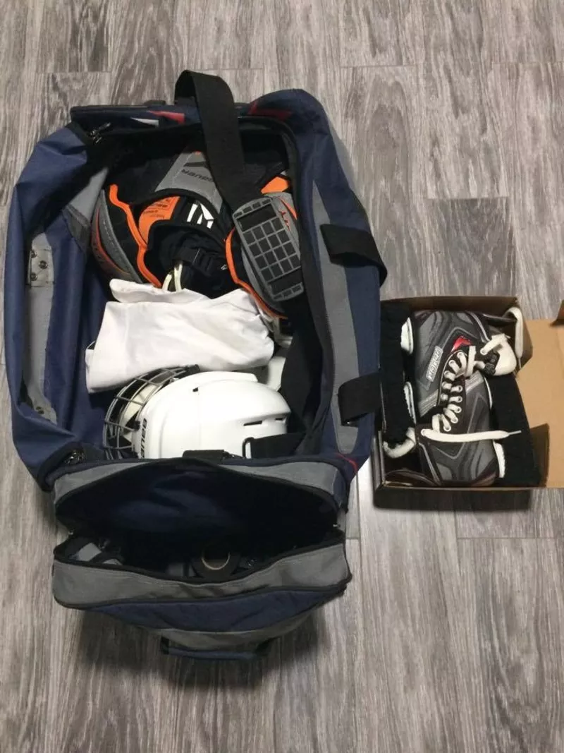 Форма хоккейная детская с сумкой и клюшкой,  комплект 6