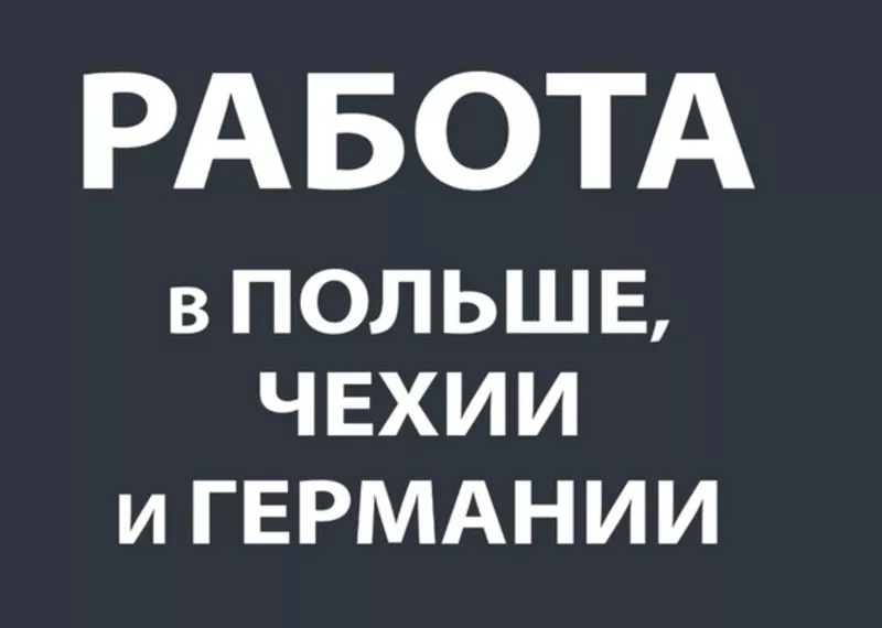 Легальная работа в Чехии