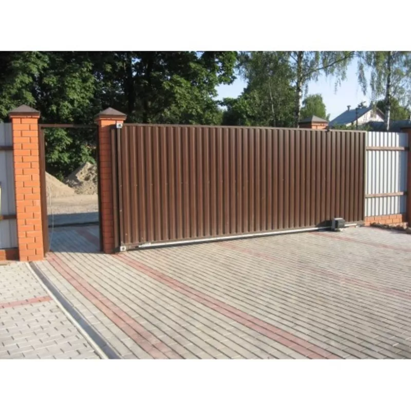 Производство и установка откатных ворот Запорожья. 3