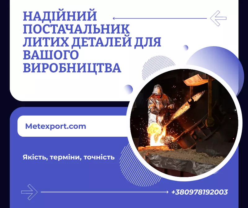 Промислові виливниці зі сталі та чавуну