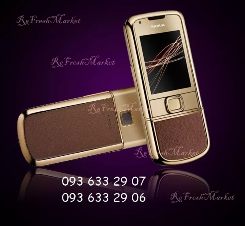 Nokia 8800 Gold Arte (коричневая кожа) 